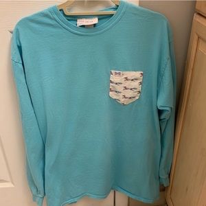 The Frat Collection Blue Long sleeve